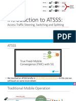 Introduction To ATSSS - Access Traffic Steering, Switching and Splitting