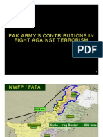Pak Army Contribution in Fight Against Terrorism