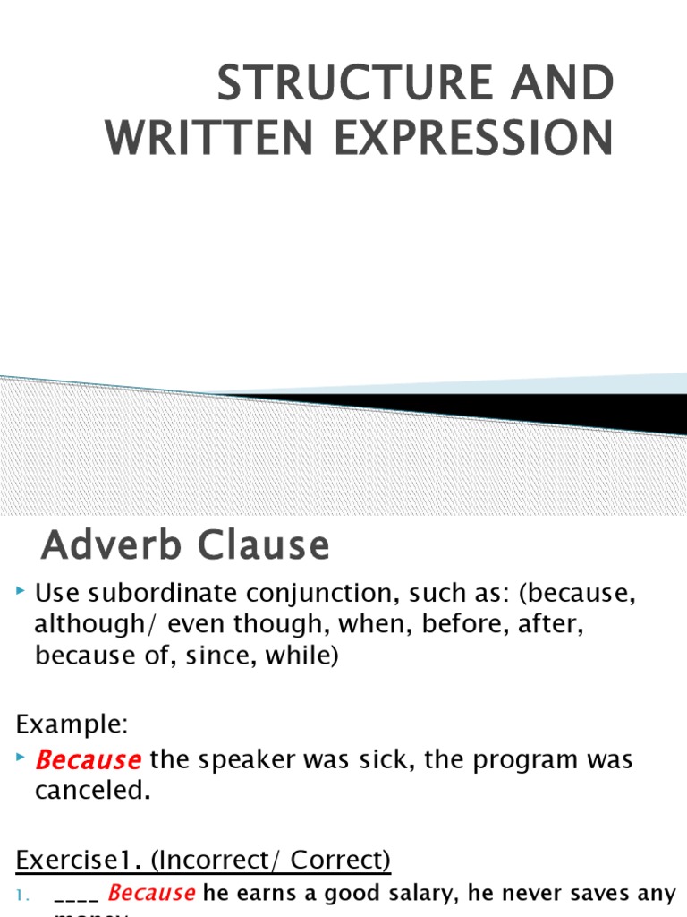 Mastering Subordinate Conjunctions and Clauses | PDF | Clause | Verb