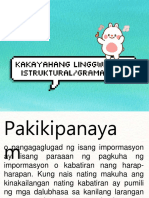 1 Kakayahang Grammatik