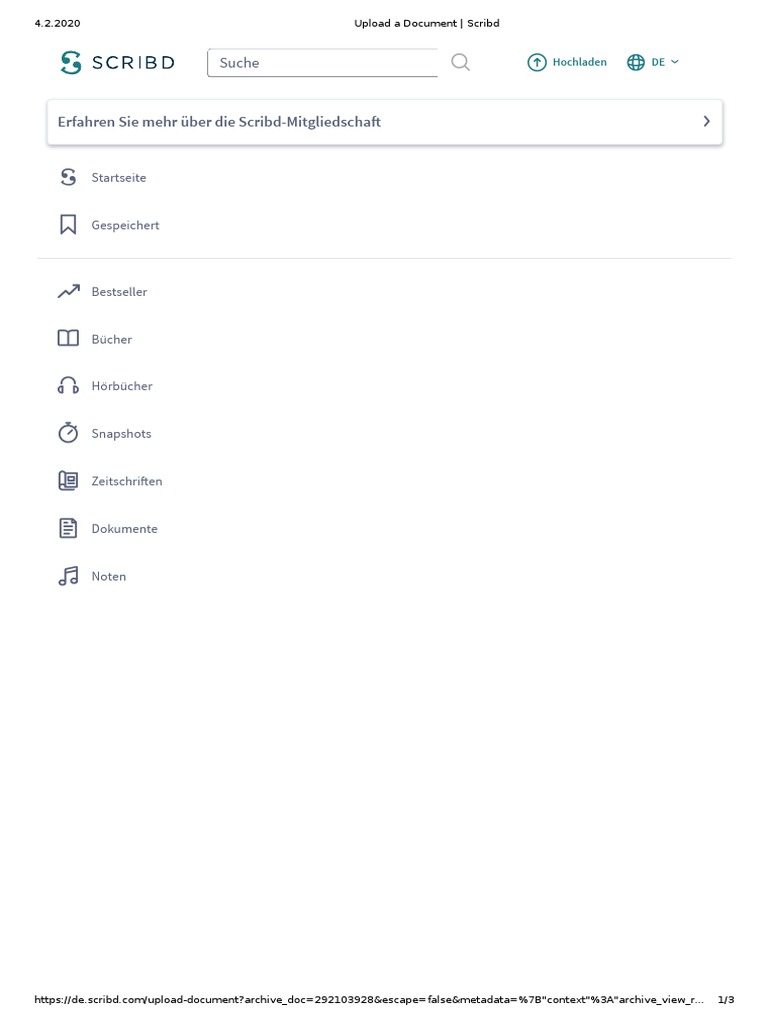 Upload A Document - Scribd 2 PDF | PDF
