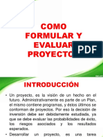 COMO  ELABORAR Y EVALUAR PROYECTOS.ppt