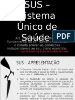 SUS - Sistema Único de Saúde 2003