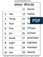 Number Word