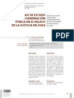 rACISMO DE ESTADO Y DISCRIMINACION ETNICA EN EL RELATO DE LA JUSTICIA CHILENA