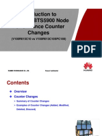Material For BTS3900&BTS5900 Node Performance Counter Changes (V100R015C10 Vs V100R013C10SPC180)