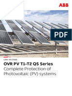Photovoltaic Protection - BR - EN - A - OVR PV T1-T2 QS Series - ABB