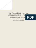Introdu��o � Escrita Argumentativa - parte I.pdf