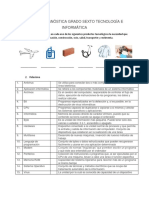 Prueba Diagnóstica Grado Sexto Tecnología e Informática