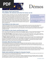 The Census Count and Prisons: The Problem, The Solutions and What The Census Can Do