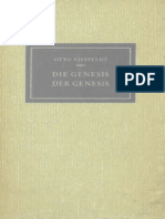 Eissfeldt, Otto - Die Genesis Der Genesis, 2. Auflage (Mohr SIebeck, 1961, 117pp)