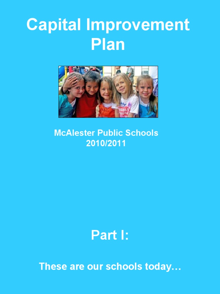 McAlester Schools Capital Improvement Plan | PDF | Home & Garden