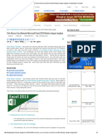 Triks Khusus Cara Memulai Micrososft Excel 2013 Dibahas dengan Lengkap | Tahap Belajar Komputer