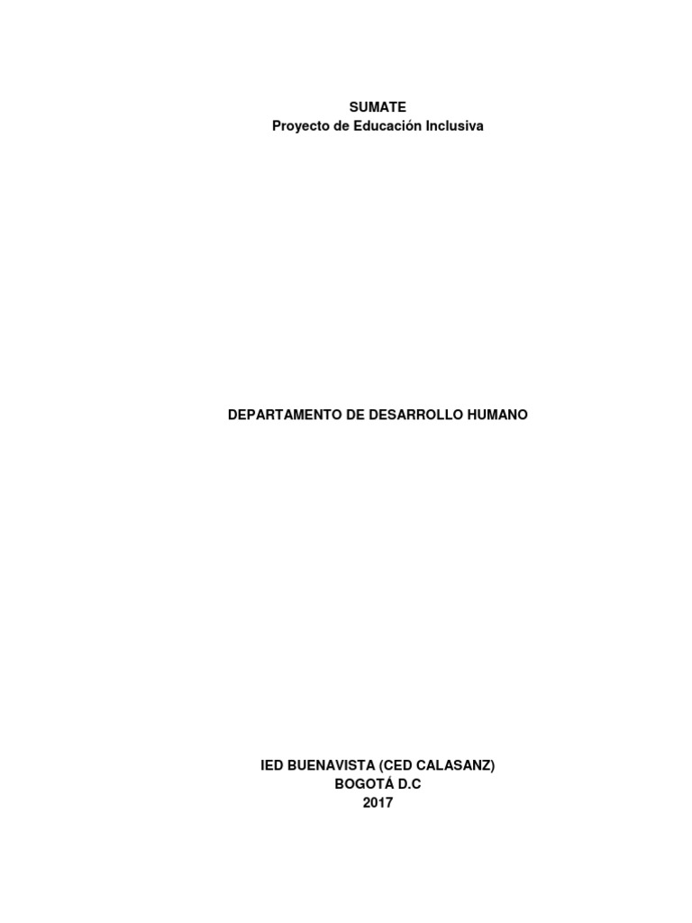 Sumate 2019 | PDF | Inclusión (Educación) | Invalidez