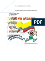 Acto Civico Independencia de Colombia
