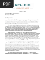 AFL-CIO Letter SurpriseBilling
