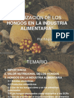 2.0 Utilización de Los Hongos en La Industria Alimentaria