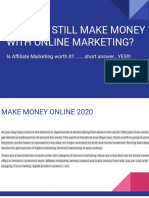 Can You Still Make Money With Online Marketing 2020?