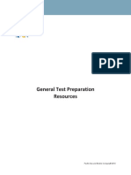 General Test Prep Resource Guide