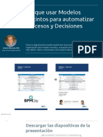 2019 11 16 Bpmday Lima Mauricio Bitencouurt Porque Usar Modelos Distintos de Processos e Decisoes ES PDF