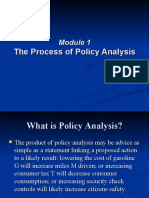 Module 1 Policy Analysis