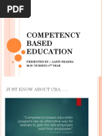 Competency Based Education