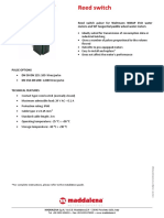 Reed Switch Especificacion PDF