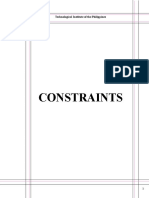 Constraints