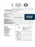 SHS Eval Form