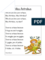 Transcript Miss Antrobus