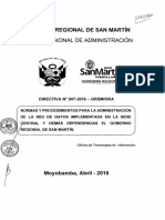 Normas y Procedimientos para La Administracion de Datos 2016 PDF