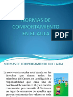 Normas de comportamiento en el aula