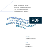 Informe Gestion Segundo Grupo