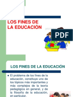 LOS FINES DE LA EDUCACION - PEDAGOGIA GENERAL - copia.ppt