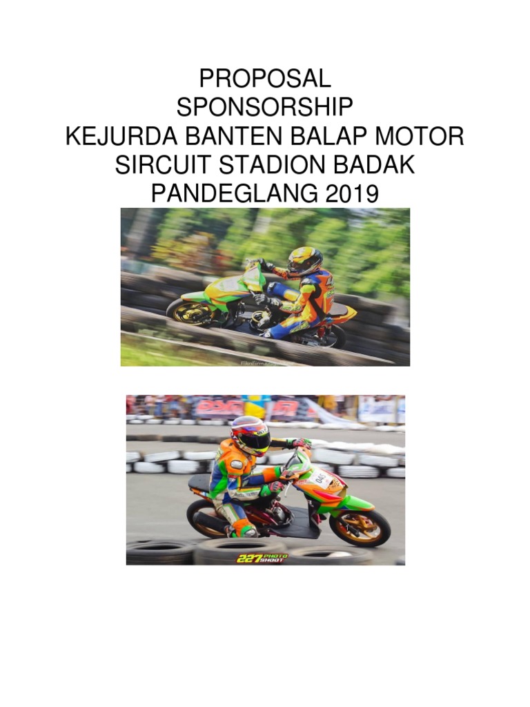 Proposal Road Race | PDF | Bisnis