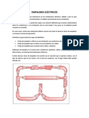 Tipos de Empalmes - Paralelo y en T