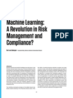 Van Liebergen - Machine Learning in Compliance Risk Management PDF
