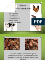 Viseras animales nutrientes