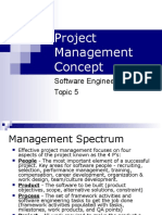 Topic 5 Project Management Concept PDF