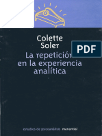 Colette Soler - 2002 - La repetición en la experiencia analítica
