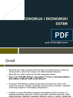 Prezentacija - Ekonomija I Ekonomski Sistemi