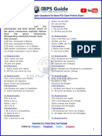 Expected Syllogism Questions For IBPS PO and Clerk Prelims 2019