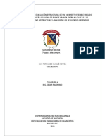 Caso de Estudio de Una Evaluación Estructural de Un Pavimento Flexible Ubicado en La Ciudad de Bogotá, Localidad de Puente Aranda Entre Av. Calle 13 y 15, Utilizando Técnicas No Destructivas