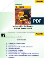 Presentación Instrucción de Manejo Fluke 1550