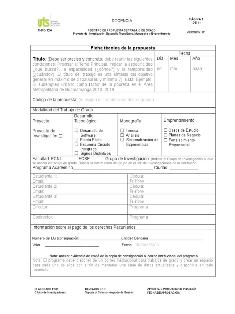 R DC 124 | PDF | Planificación | Software