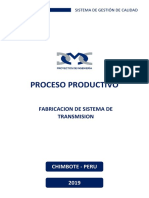 Proceso Productivo de Sistema de Transmision PDF