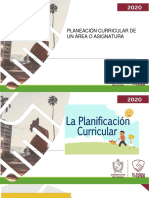 Planeación curricular áreas educación