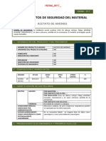 HDSM - 0017 - Acetato de Amonio