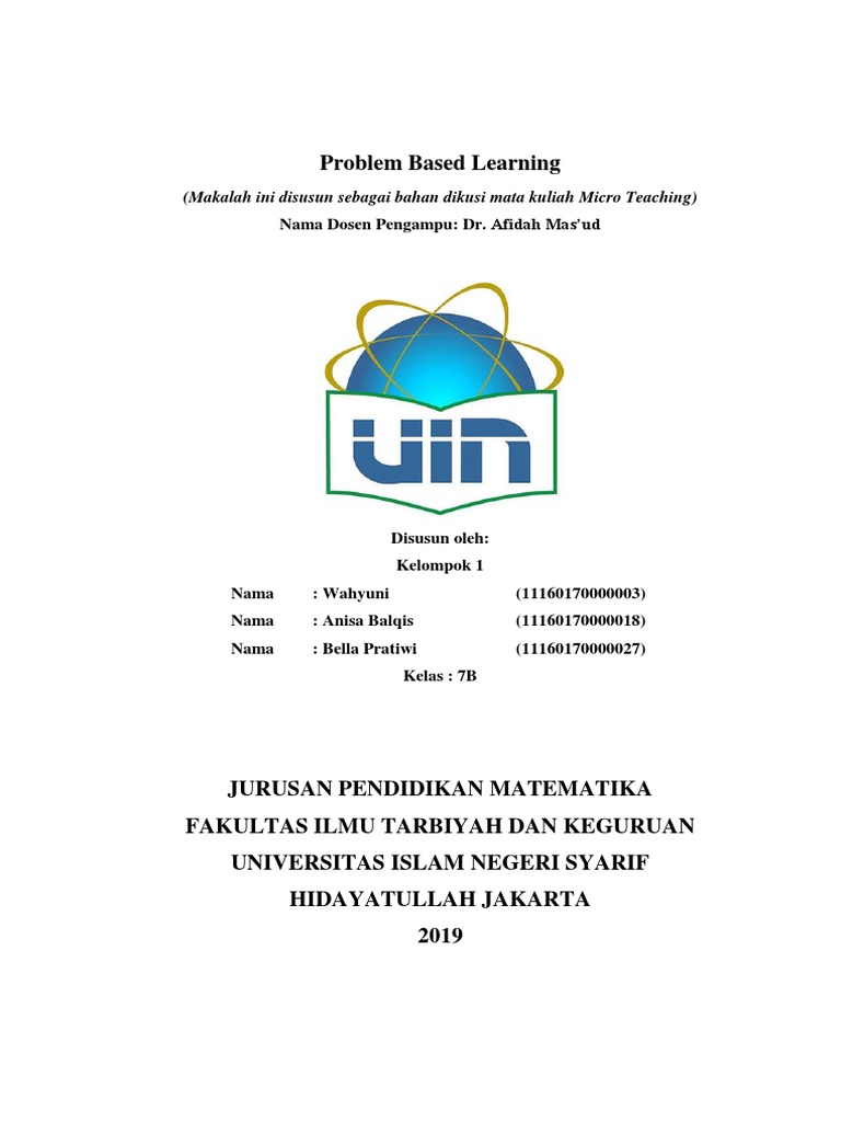 Problem Based Learning | PDF | Karier & Perkembangan | Seni