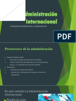 Administración Internacional Diapositivas